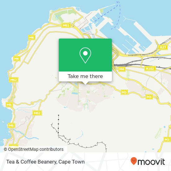 Tea & Coffee Beanery, Myrtle Rd Oranjezicht Cape Town 8001 map
