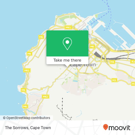 The Sorrows, Belle Ombre Rd Tamboerskloof Cape Town 8001 map