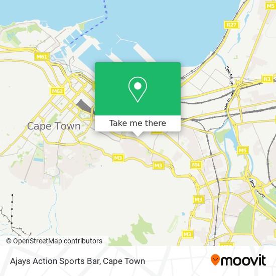 Ajays Action Sports Bar map