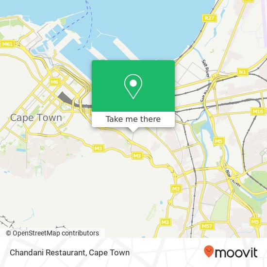 Chandani Restaurant, 85, Roodebloem Rd Woodstock Cape Town 7925 map