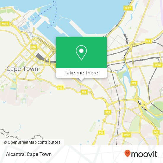 Alcantra, 113, Roodebloem Rd Woodstock Cape Town 7925 map