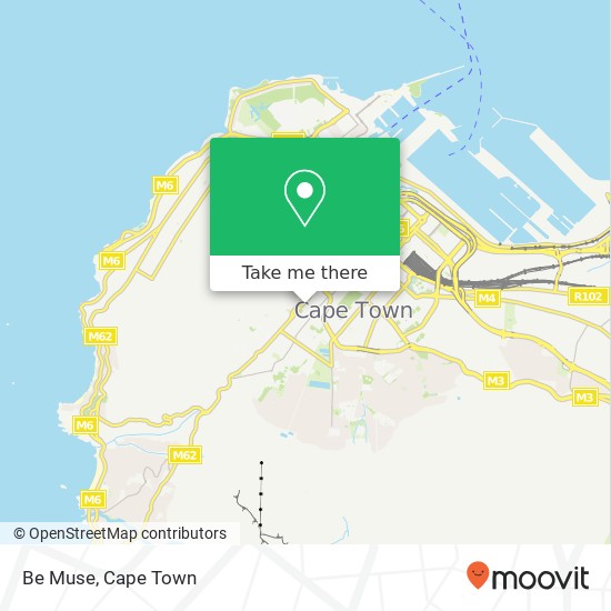 Be Muse, Kohling St Gardens Cape Town 8001 map