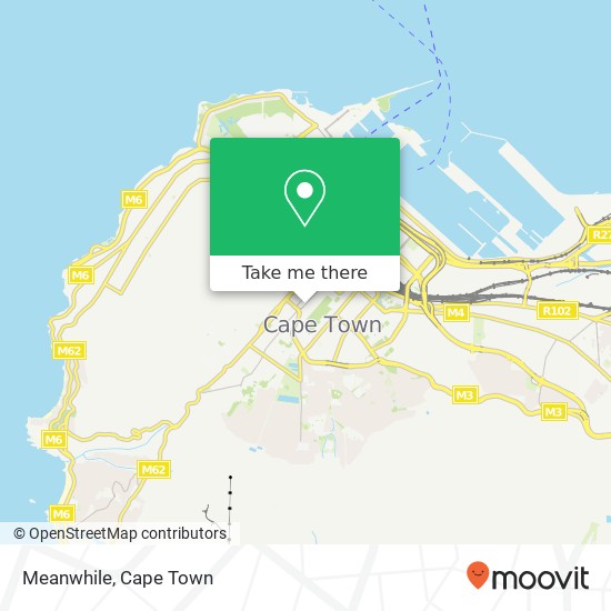 Meanwhile, Long St Cape Town Cape Town 8001 map