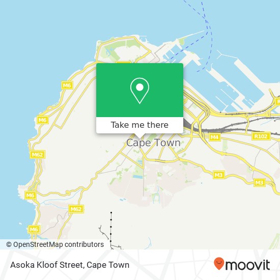 Asoka Kloof Street, Beckham St Gardens Cape Town 8001 map