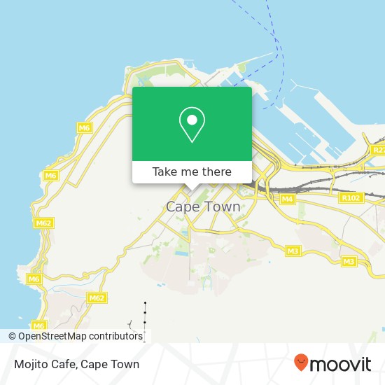 Mojito Cafe, 230, Long St Cape Town Cape Town 8001 map