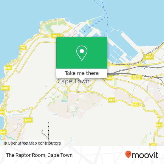 The Raptor Room, 79, Roeland St Zonnebloem Cape Town 7925 map