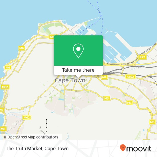 The Truth Market, 36, Buitenkant St Cape Town 8001 map