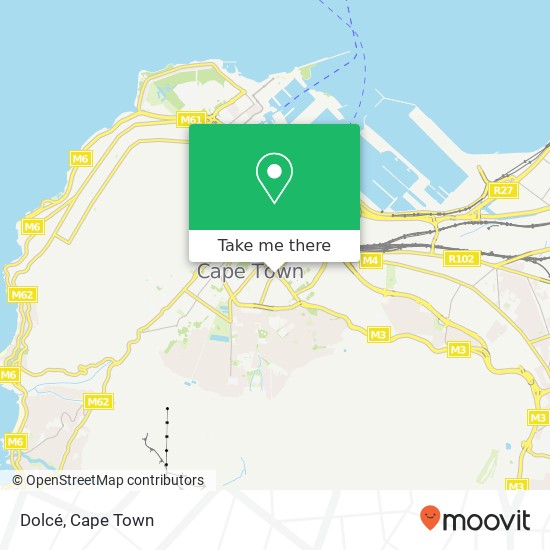 Dolcé, Buitenkant St Cape Town Cape Town 8001 map
