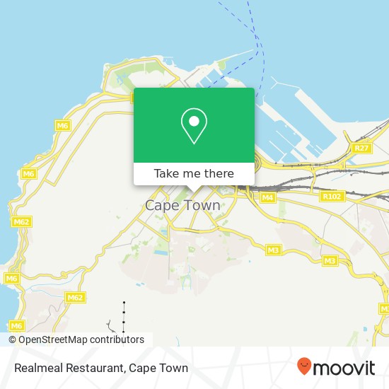 Realmeal Restaurant, 100, Plein St Cape Town Cape Town 8001 map