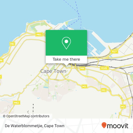 De Waterblommetjie, Cape Town Cape Town 8001 map