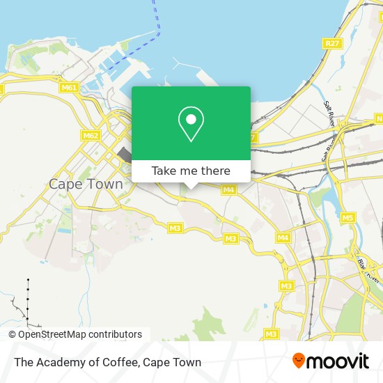 The Academy of Coffee map
