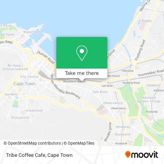 Tribe Coffee Cafe map