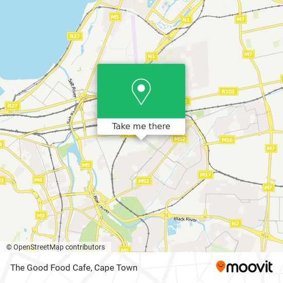 The Good Food Cafe map