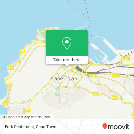 Fork Restaurant, Long St Cape Town Cape Town 8001 map