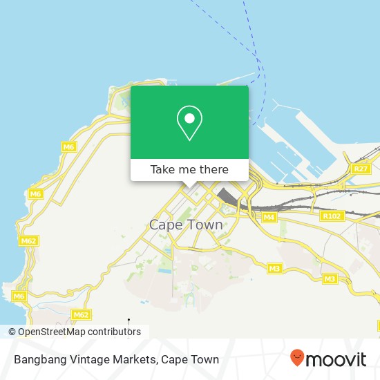 Bangbang Vintage Markets, Loop St Cape Town 8001 map