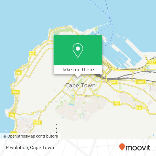 Revolution, Long St Cape Town Cape Town 8001 map