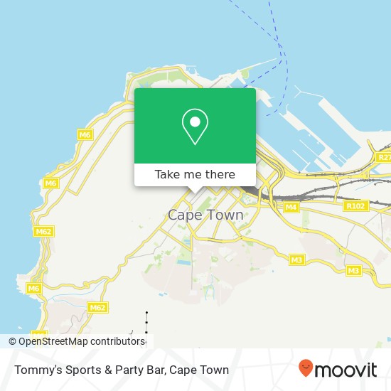 Tommy's Sports & Party Bar map