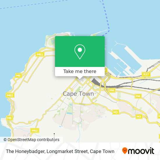 The Honeybadger, Longmarket Street map