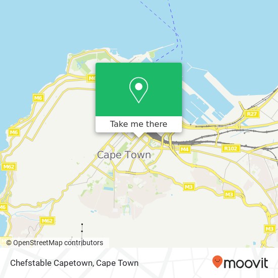 Chefstable Capetown, 96, Longmarket St Cape Town 8001 map