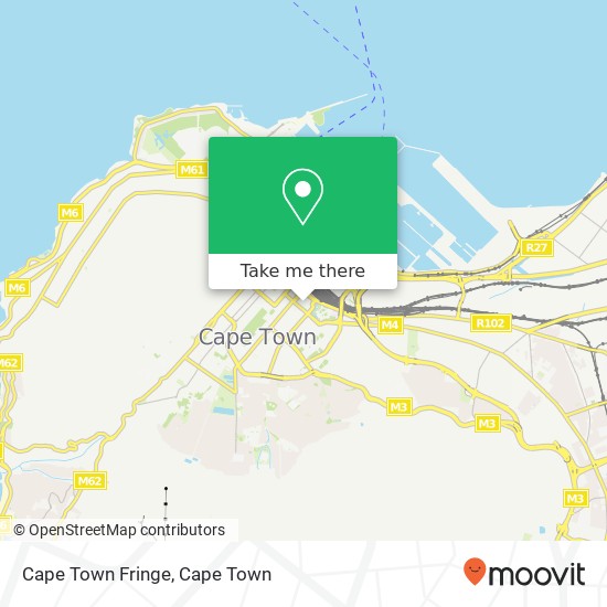 Cape Town Fringe map