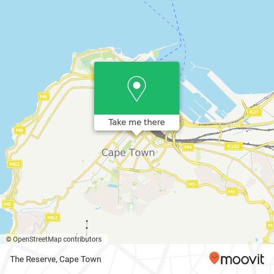 The Reserve, 130, Adderley St Cape Town Cape Town 8001 map