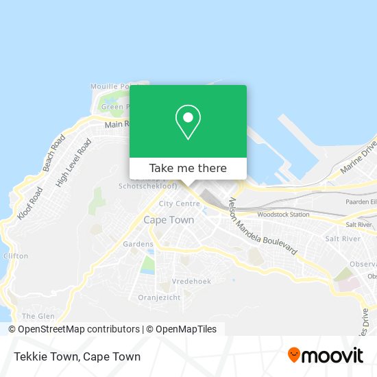 Tekkie Town map