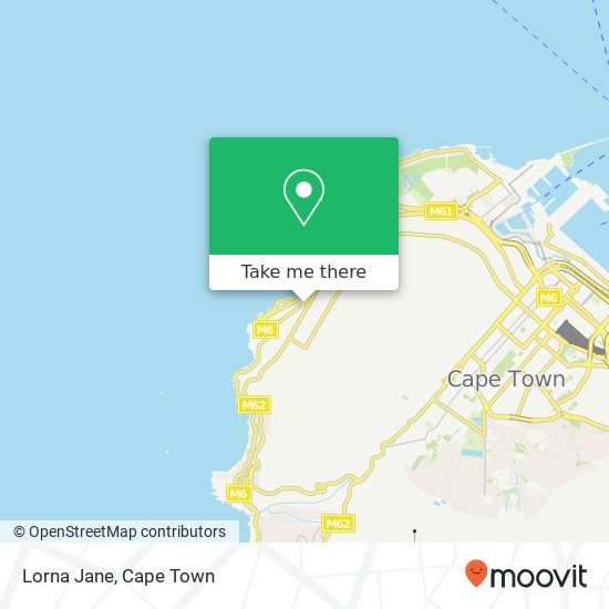 Lorna Jane, Regent Rd Sea Point Cape Town 8005 map
