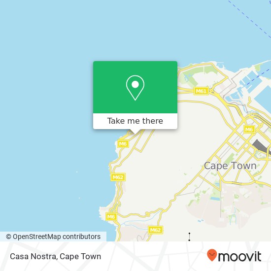 Casa Nostra, Regent Rd Sea Point Cape Town 8005 map