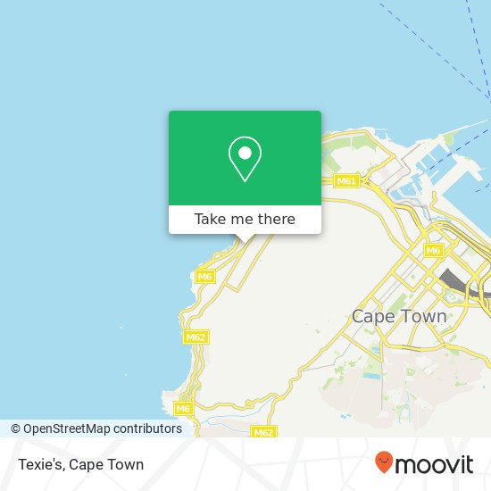 Texie's, Main Rd Sea Point Cape Town 8005 map