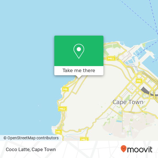 Coco Latte, Main Rd Sea Point Cape Town 8005 map