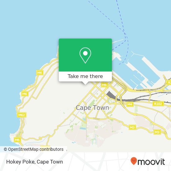 Hokey Poke, 1, Church St Schotschekloof Cape Town 8001 map