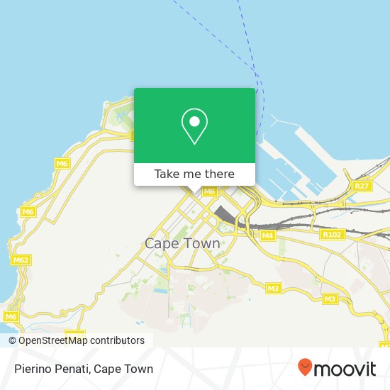 Pierino Penati, Bree St Cape Town 8001 map