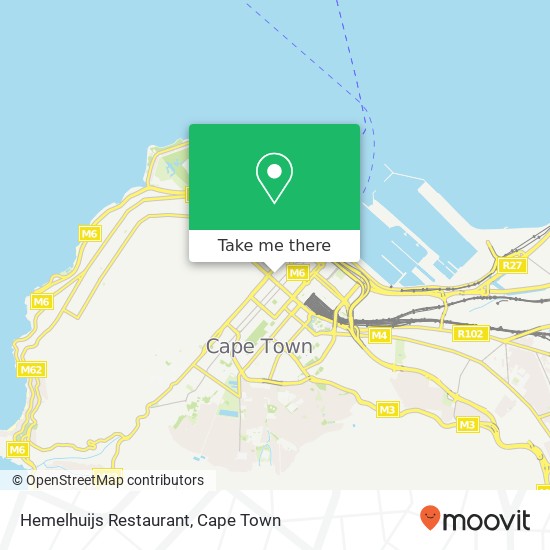 Hemelhuijs Restaurant, 71, Waterkant St Cape Town Cape Town 8001 map