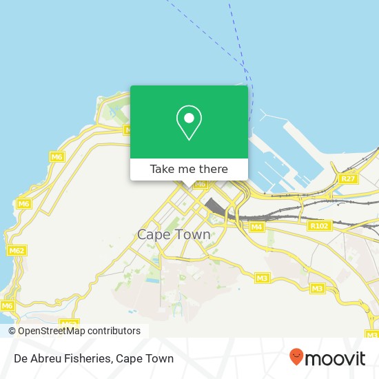 De Abreu Fisheries, Waterkant St Cape Town Cape Town 8001 map