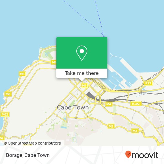 Borage, Bree St Cape Town Cape Town 8001 map