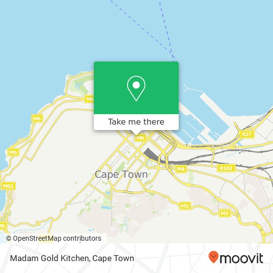Madam Gold Kitchen, 4, Loop St Cape Town Cape Town 8001 map