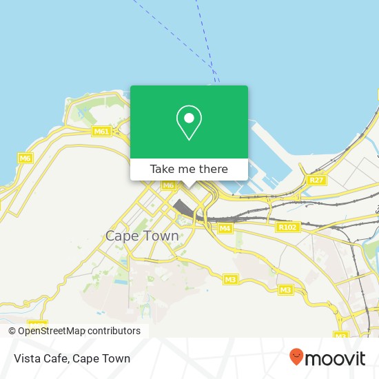 Vista Cafe, D. F. Malan St Cape Town Cape Town 8001 map