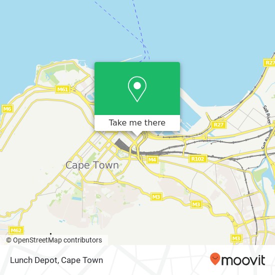 Lunch Depot, 14, Christiaan Barnard St Cape Town 8001 map