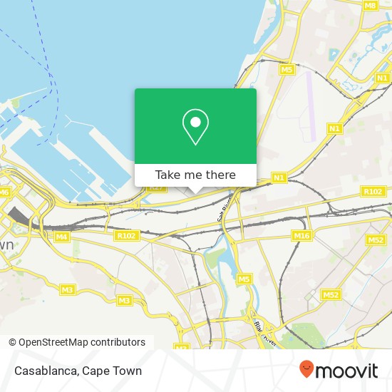 Casablanca, 41, Paarden Eiland Rd Paarden Eiland Cape Town 7405 map