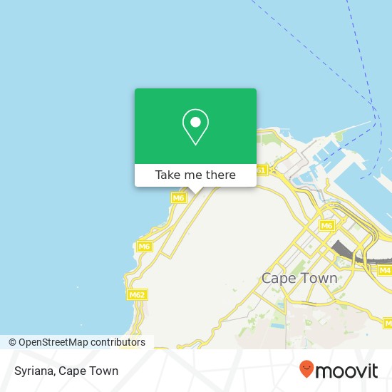Syriana, Main Rd Sea Point Cape Town 8005 map
