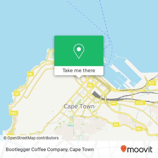 Bootlegger Coffee Company, Jarvis St De Waterkant Cape Town 8001 map