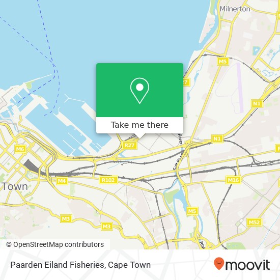 Paarden Eiland Fisheries, Industry St Paarden Eiland Cape Town 7405 map