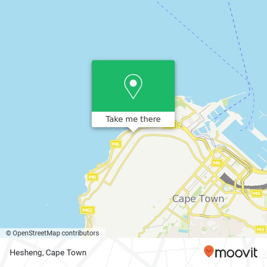 Hesheng, 70, Main Rd Sea Point Cape Town 8005 map