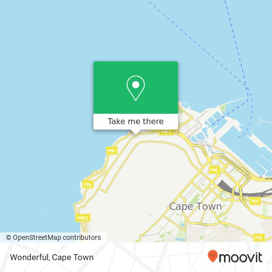 Wonderful, Main Rd Three Anchor Bay Cape Town 8005 map