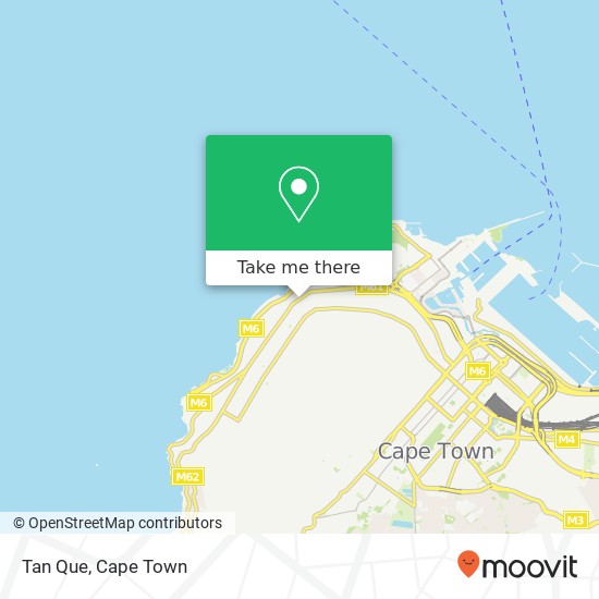 Tan Que, Main Rd Three Anchor Bay Cape Town 8005 map