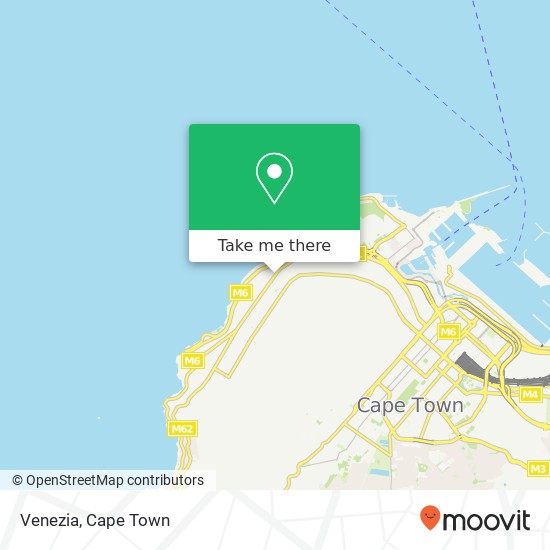 Venezia, Main Rd Sea Point Cape Town 8005 map