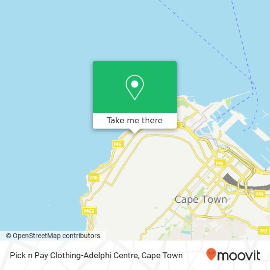 Pick n Pay Clothing-Adelphi Centre, Main Rd Sea Point Cape Town 8005 map