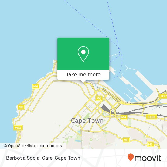 Barbosa Social Cafe, Boundary Rd Green Point Cape Town 8005 map