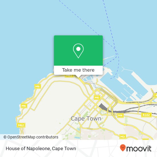 House of Napoleone, Main Rd Green Point Cape Town 8005 map