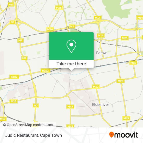 Judic Restaurant map